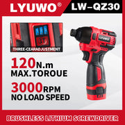 Máy Vặn Vít Không Dây LYUWO 21V Brushless LED Pin Makita