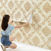 Giấy Dán Tường Sang Trọng Tự Dính Dày 3D Khắc Chạm Phòng