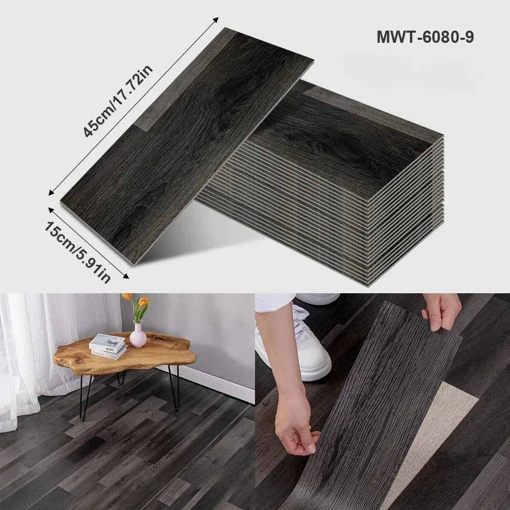 Dan San Va Dan Tuong Van Go Hien Dai 45x15 Cm PVC Ben