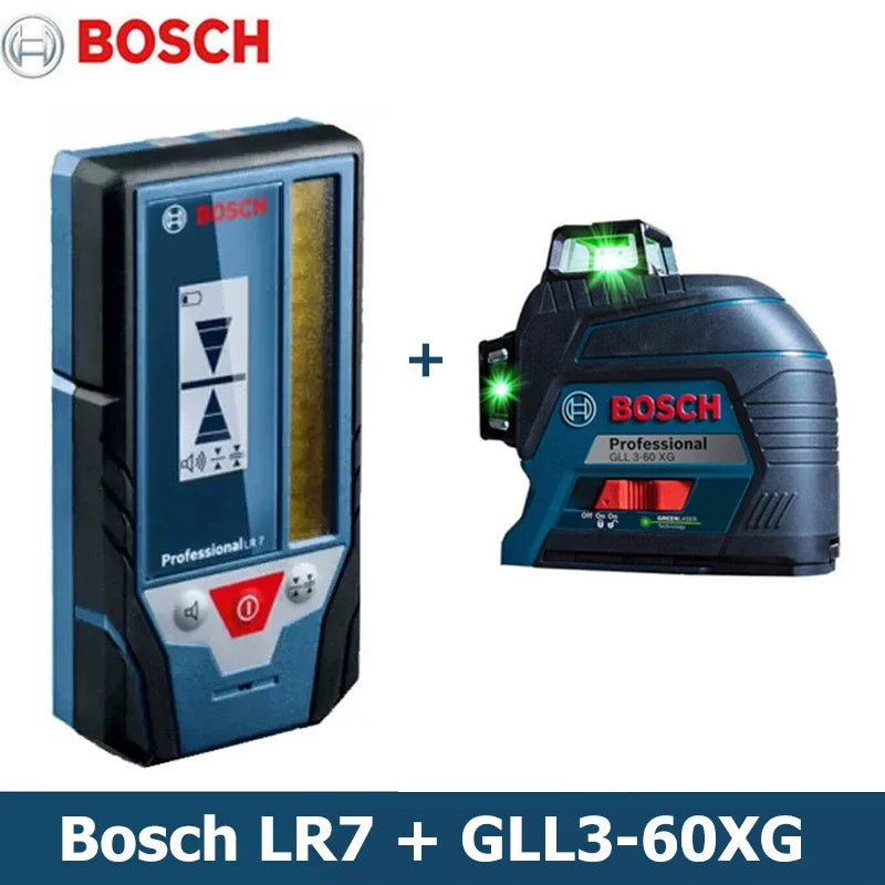 Bosch LR7 May Laser Do Xanh 3D 12 Duong Tia Can Do Chinh Xac