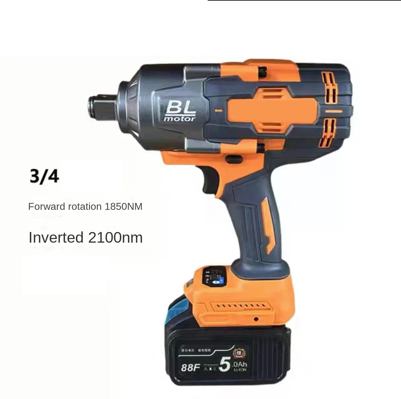 Vặn Bu Lông Không Dây Brushless 2100 Nm Mũi 3 4 Pin Makita