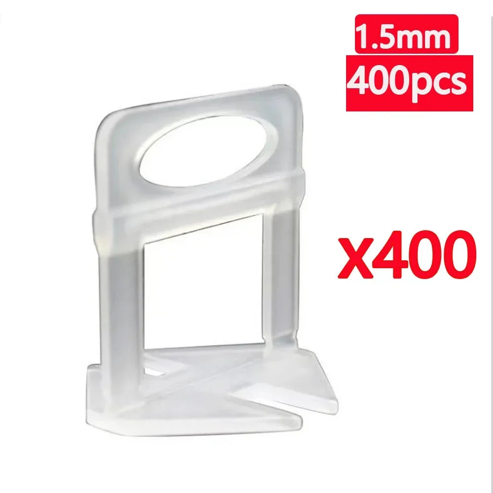 25-1200PCS Floor Tile Leveling System Clips Spacers Straps Tile Piler Wadge Ceramic Tile Laying Leveling Construction Tools