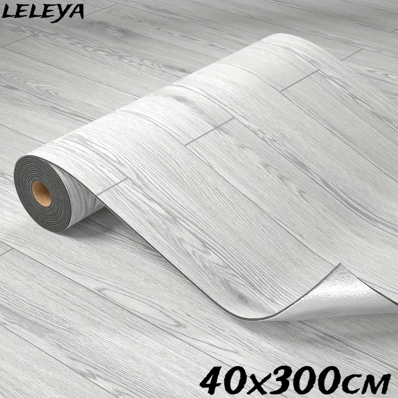 Dán Tường PVC Dính Sàn Vân Gỗ Dày Thích Hợp Nội Thất
