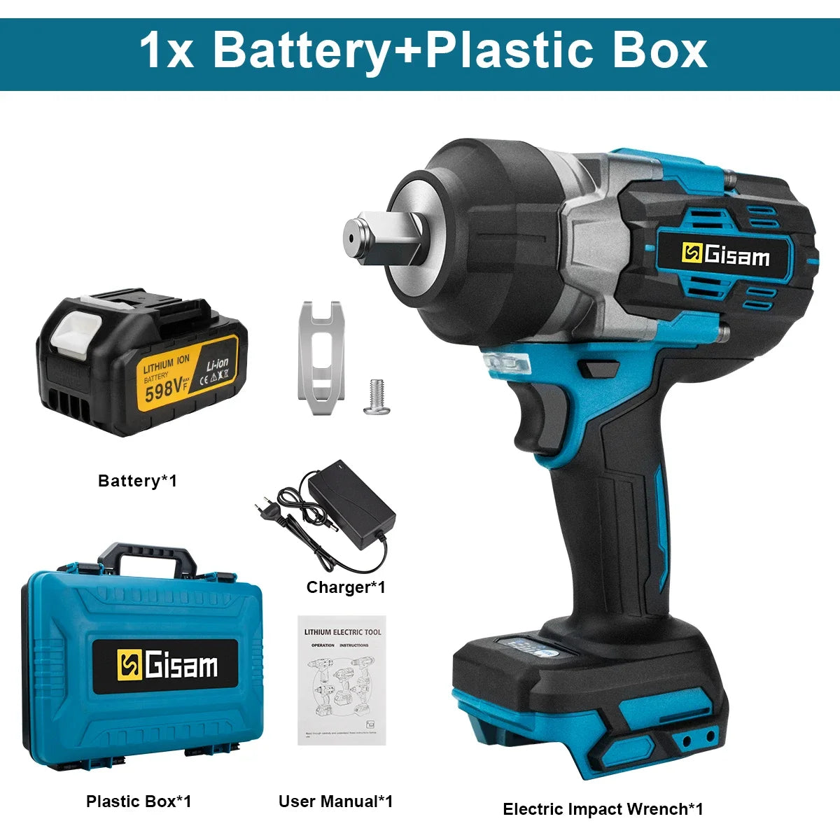 Gisam 2800NM Co Le Tac Dong Dien Khong Day Inch Makita 18V