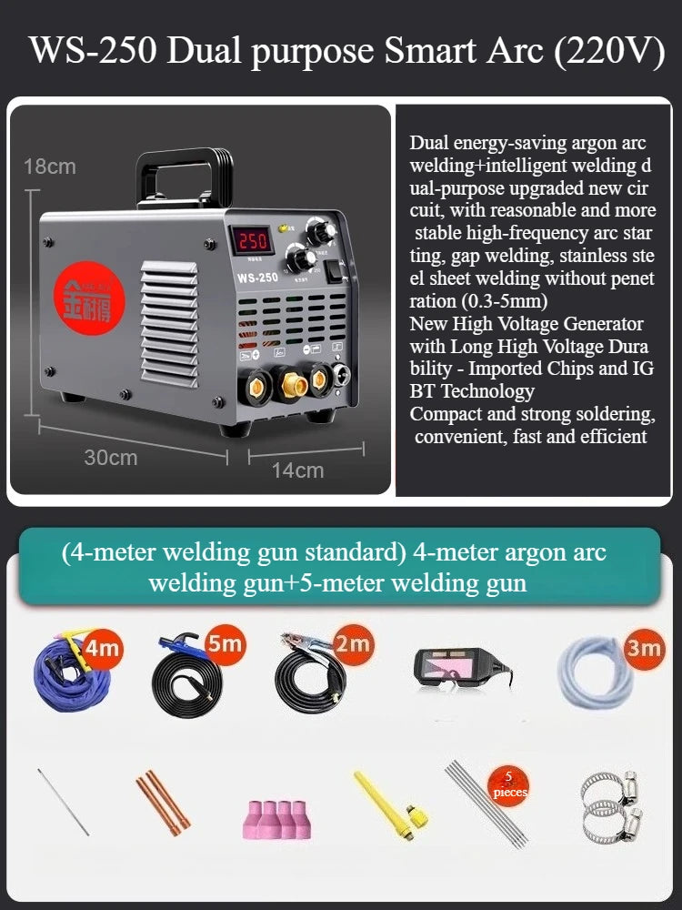 Máy Hàn TIG Mini Di Động 220V Cho DIY Kim Loại Sửa Xe