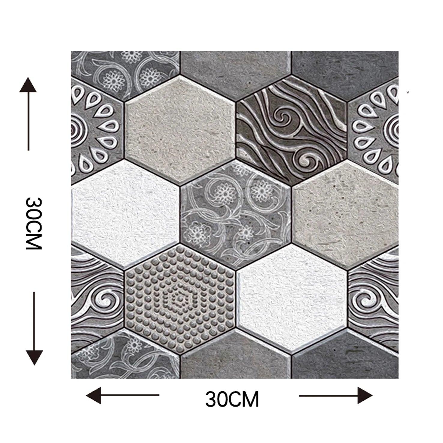 Self Adhesive Tile Wall Sticker Home Decor 3D PVC Brick Sticker Wall Decor For Kitchen Cupboard Bathroom Waterproof Wallpaper