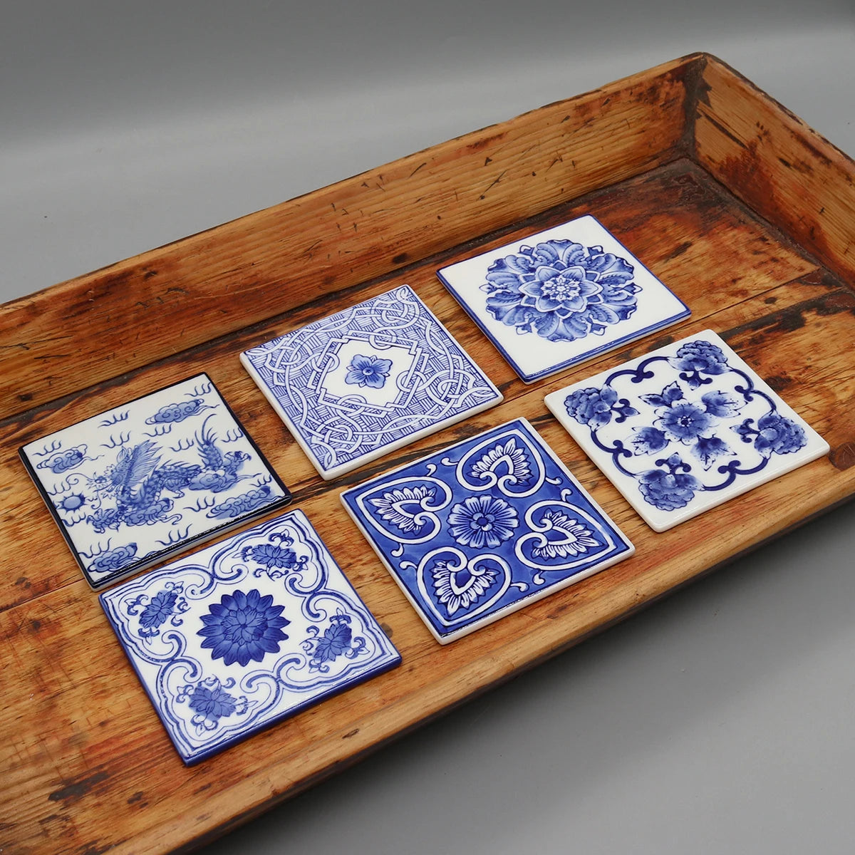 Gạch Men Trang Trí Xanh Trắng - Sắc Màu Ngôi Nhà