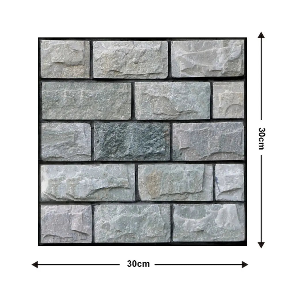 Bedroom DIY Antibacterial Waterproof Brick Design Stereoscopic 3D Wallpaper Background Wallpaper Wall Decal For Wall Decoration