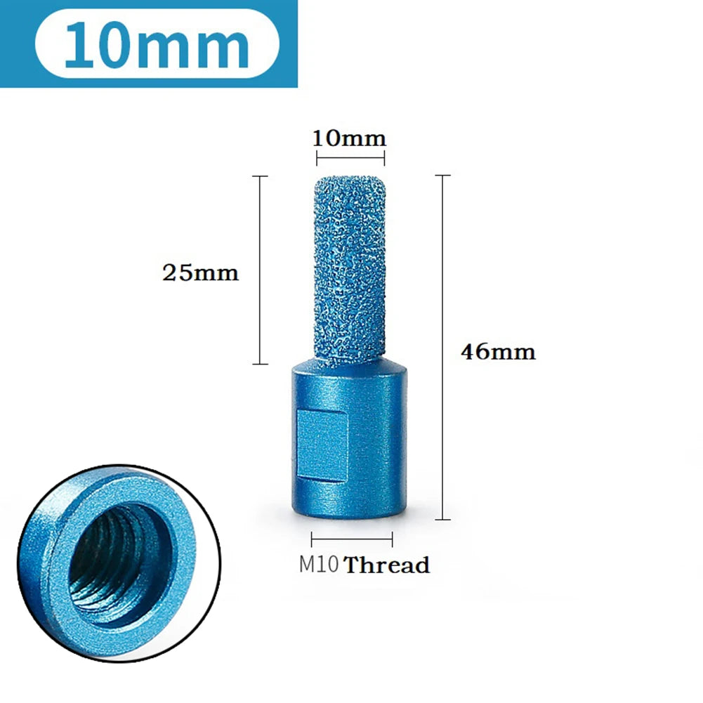 1Pcs M10 Vaccum Brazed Milling Cutter Diamond Ceramic Tile Marble Stone Slotting Clean Tool For 100 Type Angle Grinder 6 10 15mm