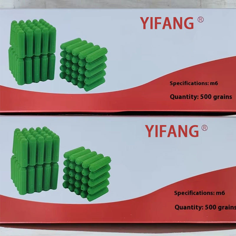 Bu lông nở nhựa xanh bán trực tiếp từ nhà máy, mẫu tùy chỉnh, bán số lượng lớn, miễn phí vận chuyển!