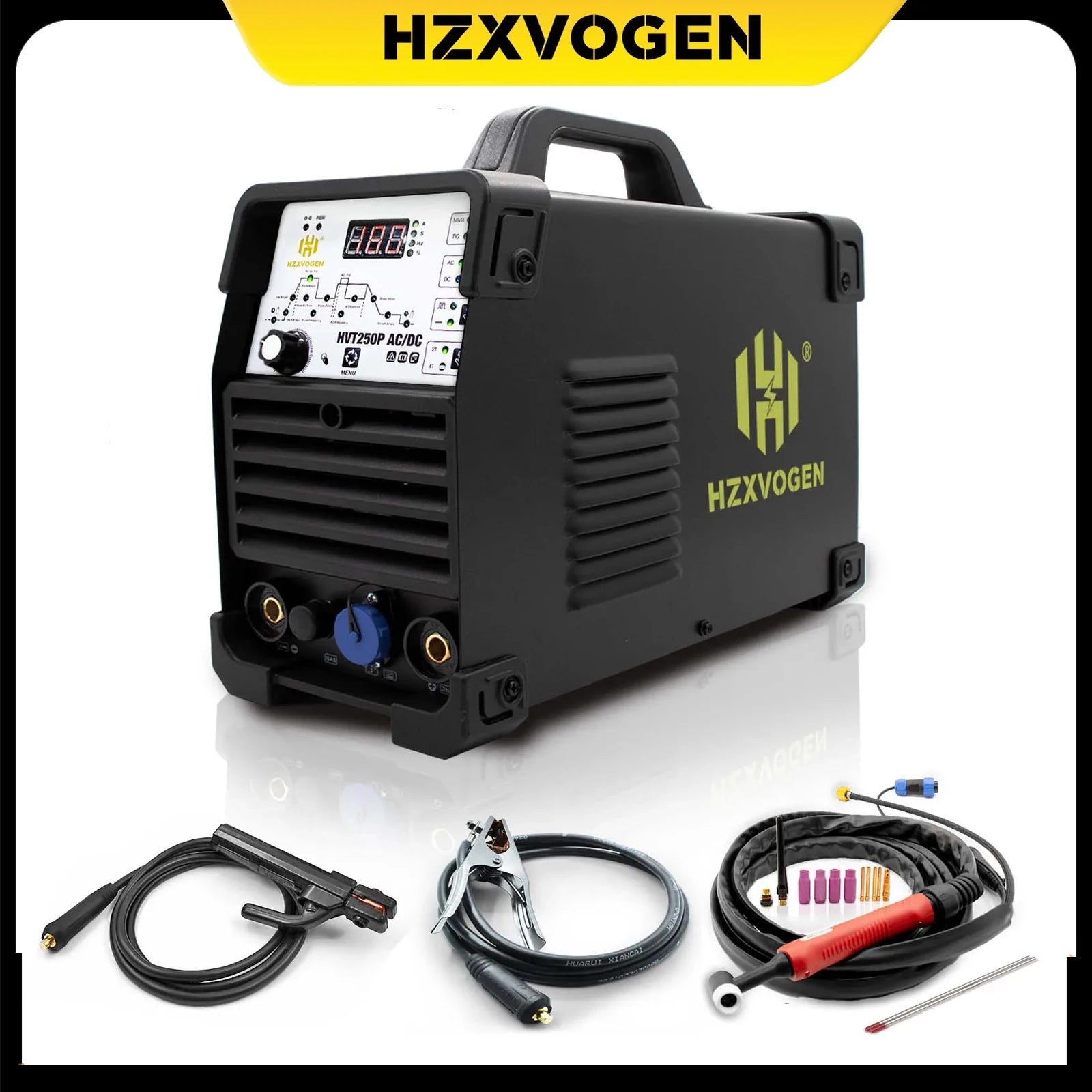 HZXVOGEN Máy Hàn Tig AC DC MMA 200A Inverter HVT250P IGBT