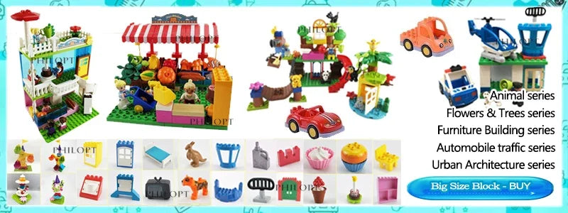 12pcs DIY Large Building Block Bricks1×1 Round Big Size Assembled Accessories Bulk Part Enlighten Brick Children Toy