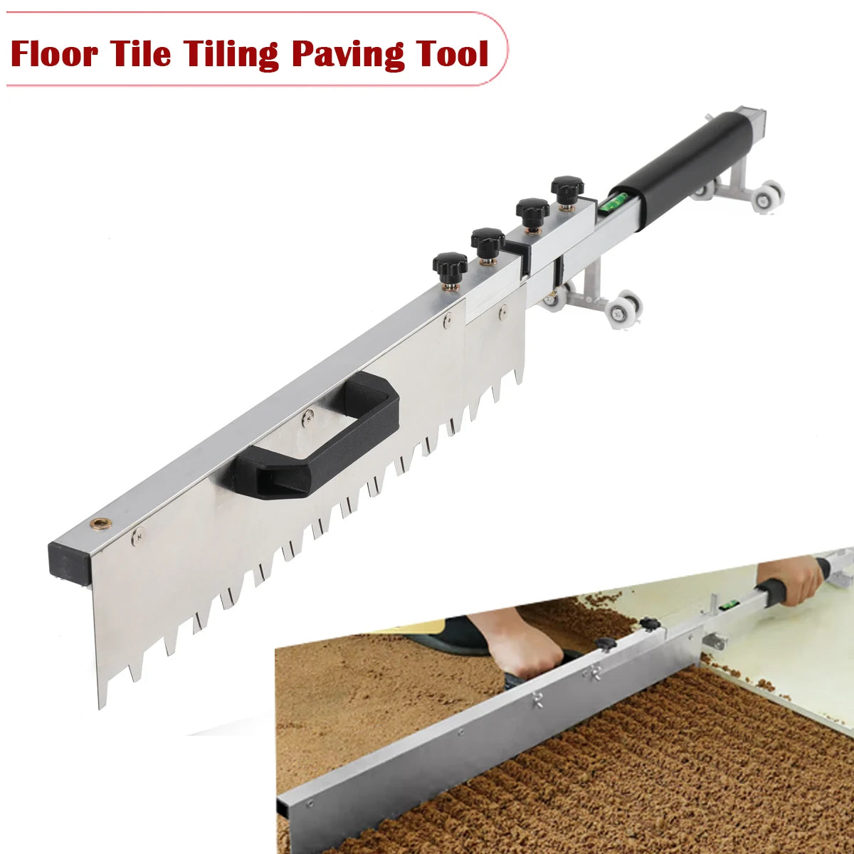 Leveling System Flat Sand Tiling Tile Leveler Tile Flat Ash Device Paving Tile Plasterer Flooring Tile Tool