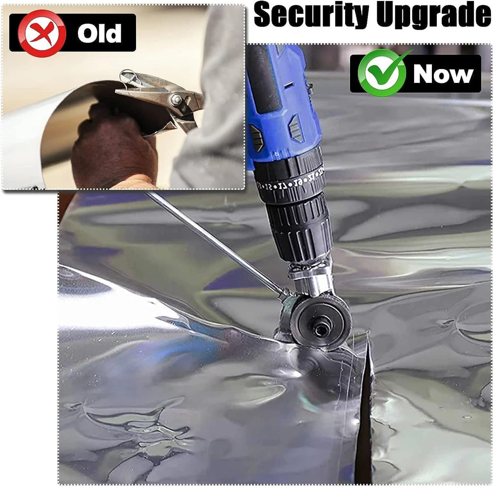 Đầu Nibbler Điện Cắt Kim Loại Kèm Adapter Cho Máy Khoan