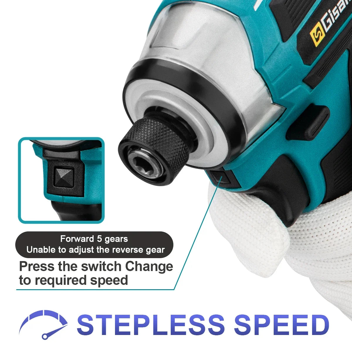 Bo May Dung Cu Van Vit Va Dap Brushless 688 Nm Makita 18V