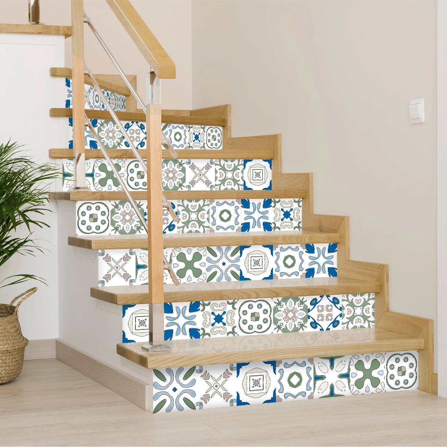 24pcs Art Tile Self-adhesive 3D Wall Sticker Kitchen Wallpaper  For Living Room Bathroom Decoration Murals Waterproof Decals