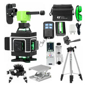 KaiTian Laser Nivel 360 Tự Cân Chân Tripod 16 Đường