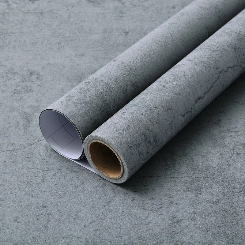 Self-adhesive PVC Anti-slip Floor Sticker Vinyl Waterproof Wallpaper Kitchen Living Room House Renovate Decorate Retro Wallpaper