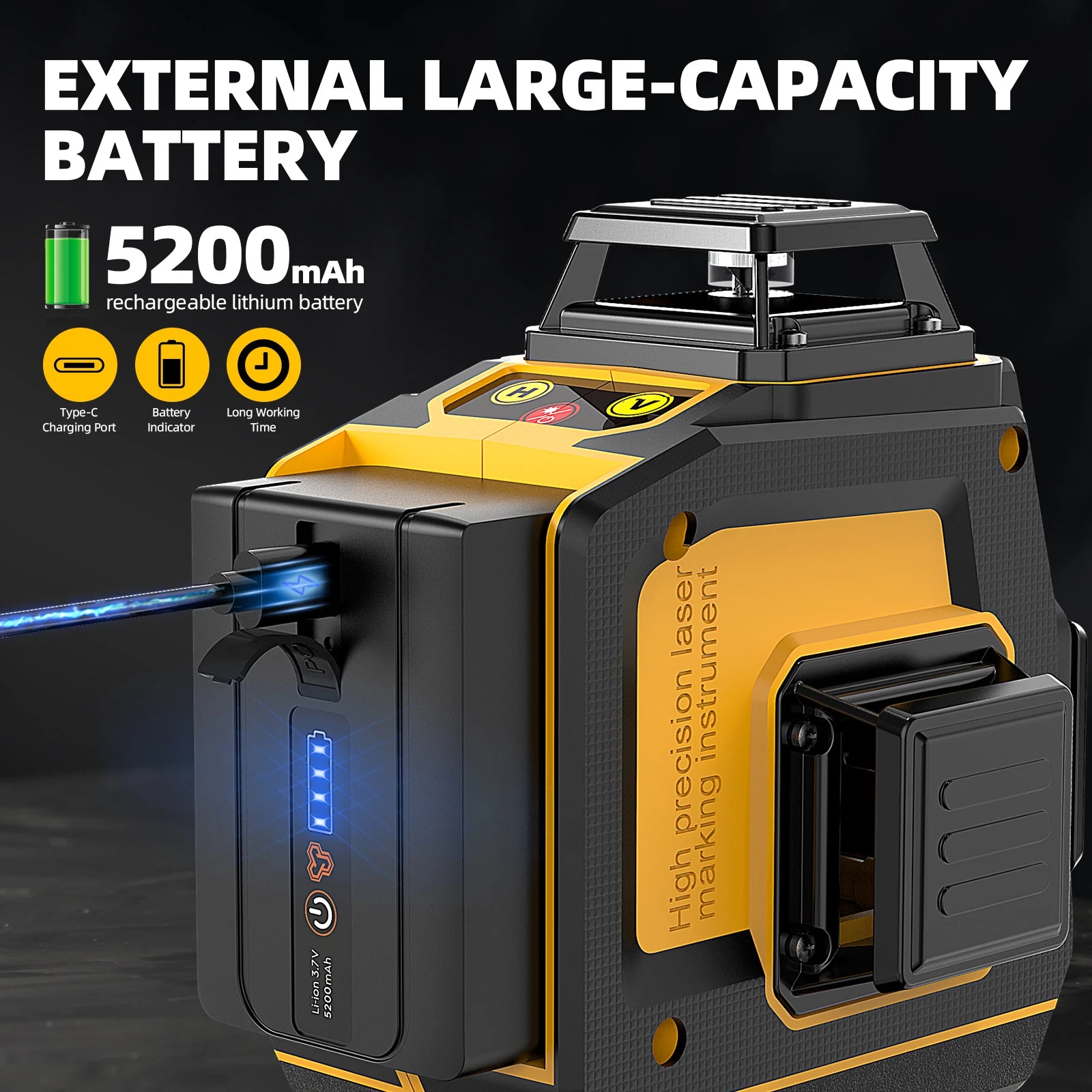SAVSEC 4D Laser 360 Độ Tự Cân 16 Đường Xanh Có Điều Khiển