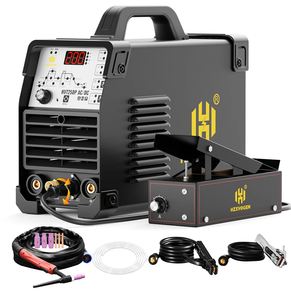 Máy Hàn TIG 6 Trong 1 HZXVOGEN 200A AC DC MMA IGBT 220V