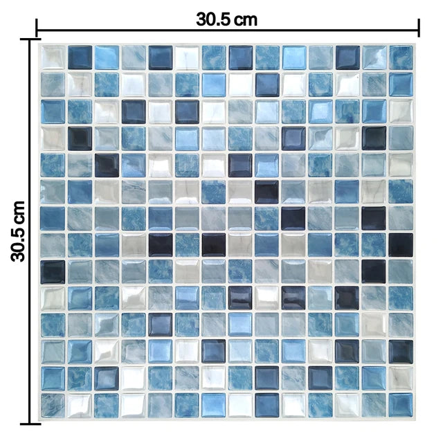 Vividtiles 3D Vinyl Dán Dính Ốp Tường Bếp Chống Nước Bền