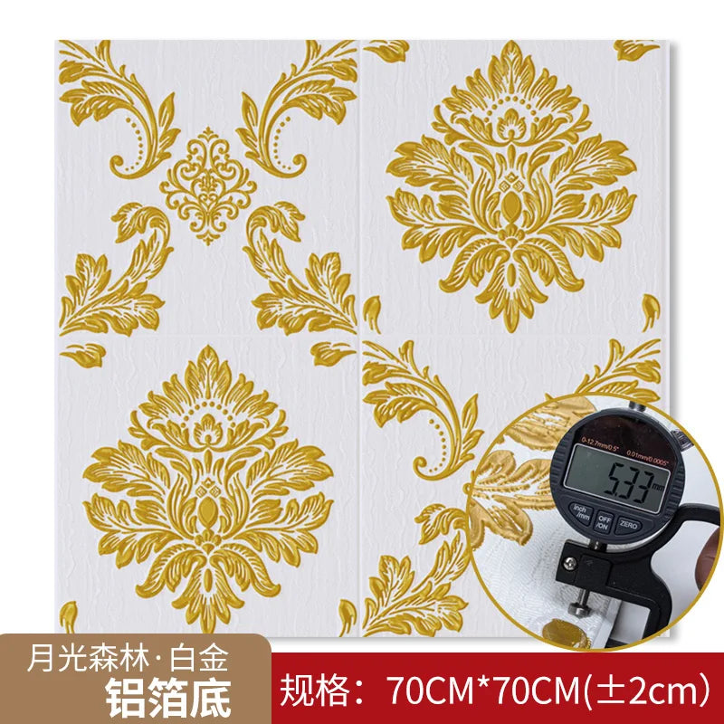 Dán Tường 3D Gạch Xốp Phòng Ngủ Có Keo Dính Chống Thấm