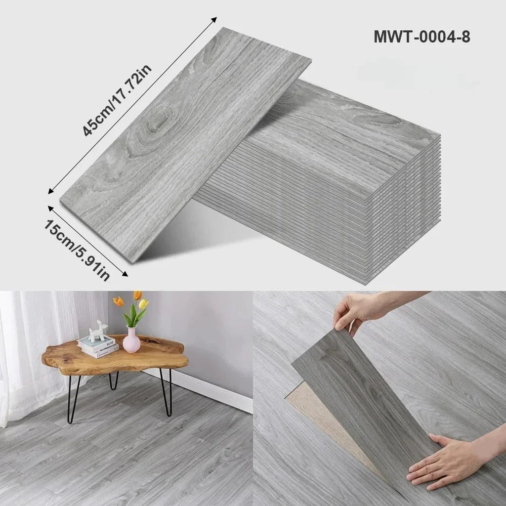 Dan San Va Dan Tuong Van Go Hien Dai 45x15 Cm PVC Ben