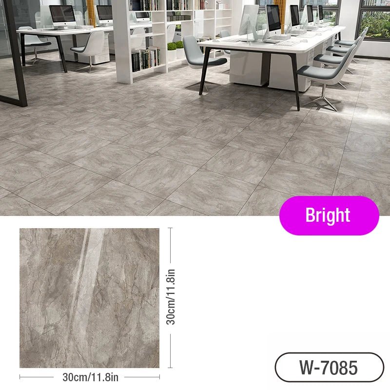Dan San Gach Marble Nhua PVC Chong Tham Tu Dinh 3D Nha