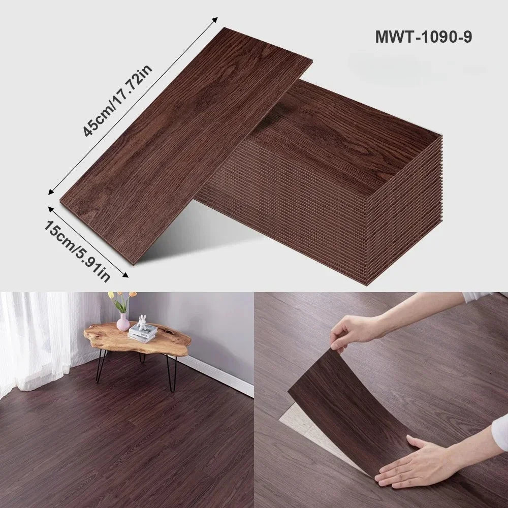 Dan San Va Dan Tuong Van Go Hien Dai 45x15 Cm PVC Ben