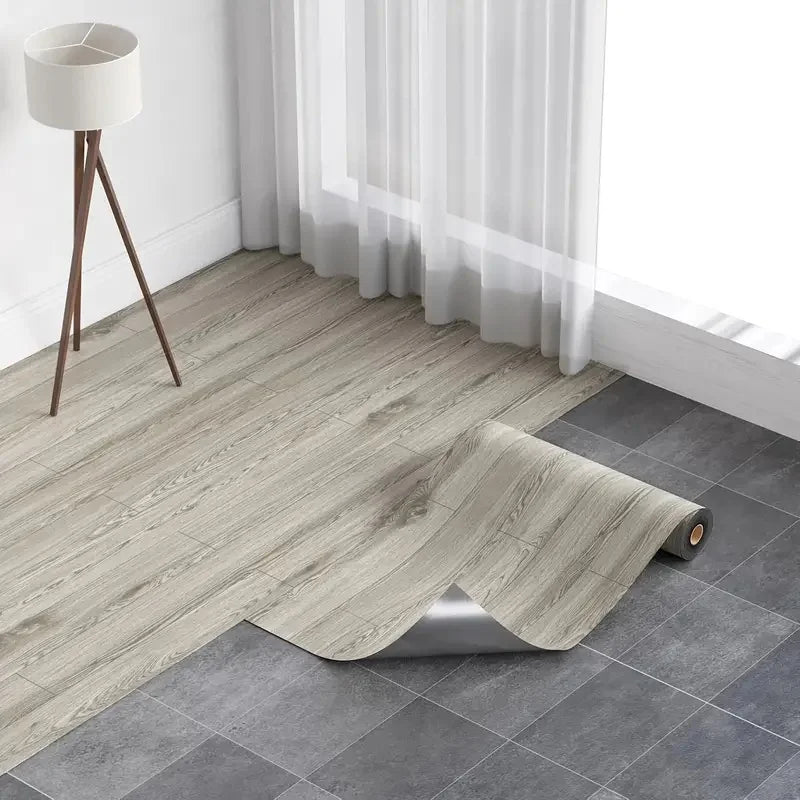 Dán Dính PVC Giả Gỗ Dày Chống Thấm Trang Trí Nội Thất