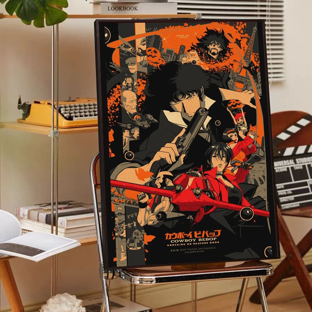 Anime Cowboy Bebop Poster Cao Chống Nước Dán Tường