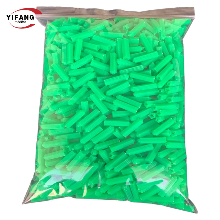 Bu lông nở nhựa xanh bán trực tiếp từ nhà máy, mẫu tùy chỉnh, bán số lượng lớn, miễn phí vận chuyển!