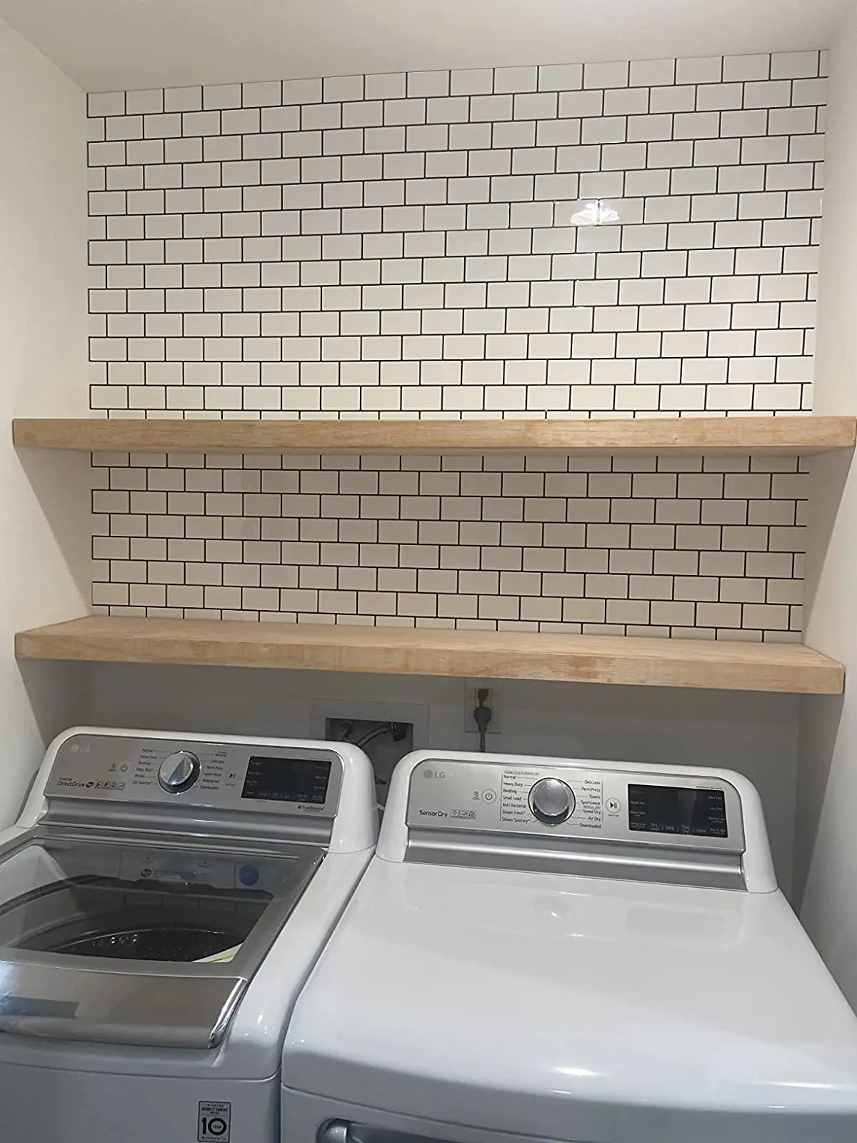 10 Pieces Premium Waterproof Wallpaper 3D Peel and Stick Subway Wall Tile Sticker for Kitchen & BathroomChildren's Room