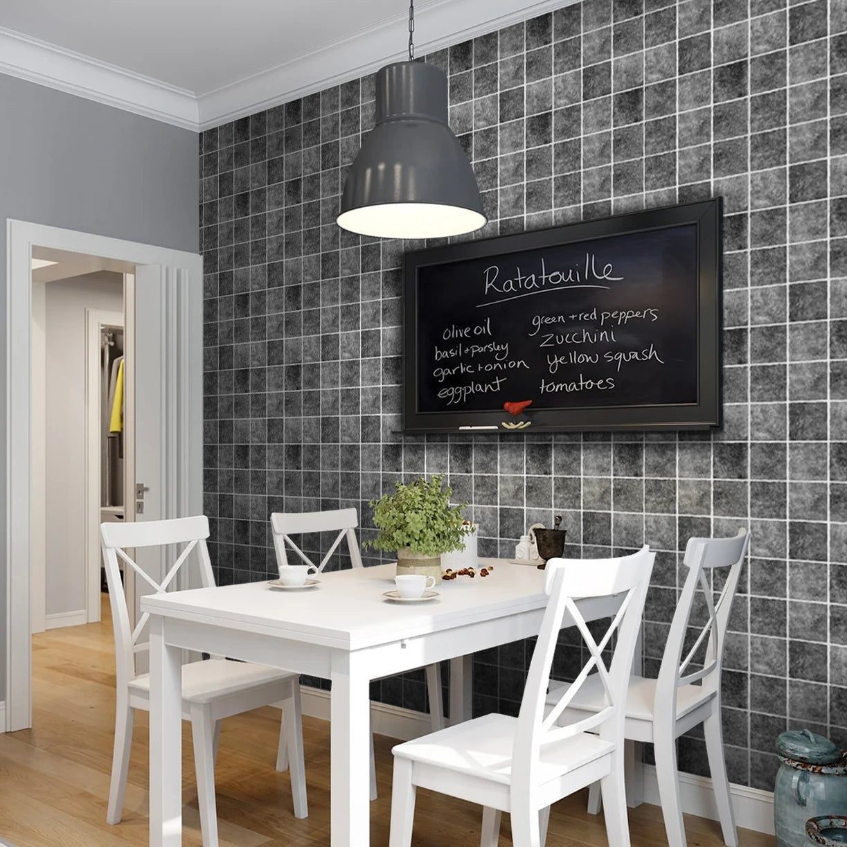 1/10pcs 3D Peel and Stick Wall Tile Self Adhesive Kitchen Backsplash Tile Sticker DIY Wall Panel Waterproof 3D Wall Sticker
