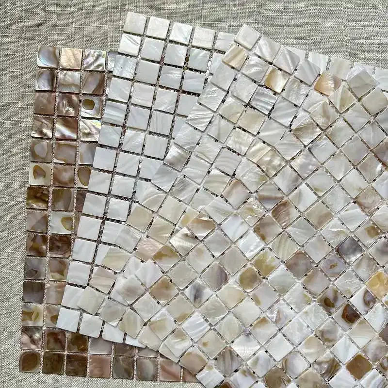 Gach Mosaic Vo Trai Trang Tu Nhien Op Tuong Bep Phong Tam