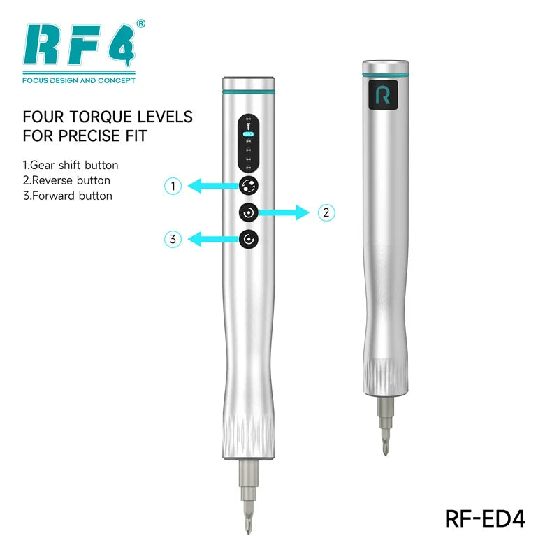 Bộ Tua Vít Điện RF4 RF ED4 RF ED4S USB Sạc 4 Cấp Mô Men