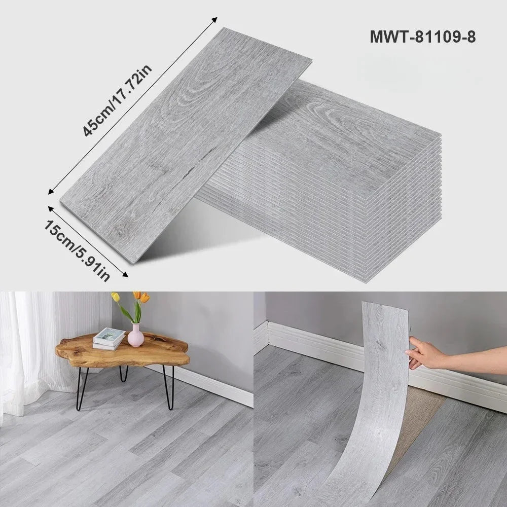 Dan San Va Dan Tuong Van Go Hien Dai 45x15 Cm PVC Ben