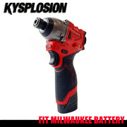 Bộ Tua Vít Không Dây 12V Không Chổi Than Kèm Khoan Mil M12