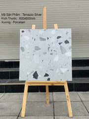 Gạch Terrazzo DSH Ấn Độ 600x600 Silver