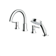 Vòi xả bồn nóng lạnh kèm sen tắm LN (4 lỗ) TBS02202BA
