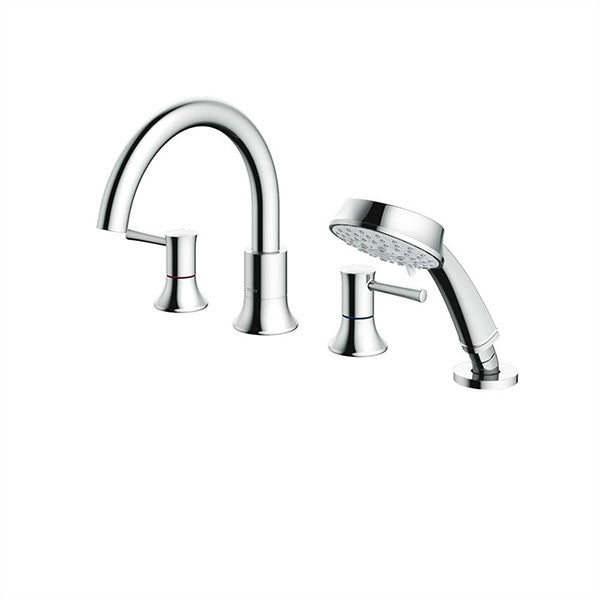 Vòi xả bồn nóng lạnh kèm sen tắm LN (4 lỗ) TBS02202BA