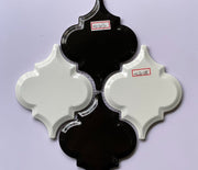 Mosaic Lồng Đèn Trắng Đen