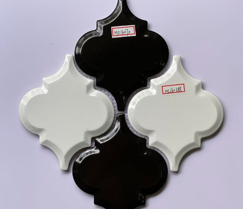 Mosaic Lồng Đèn Trắng Đen