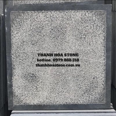 Đá xanh đen băm trừ viền