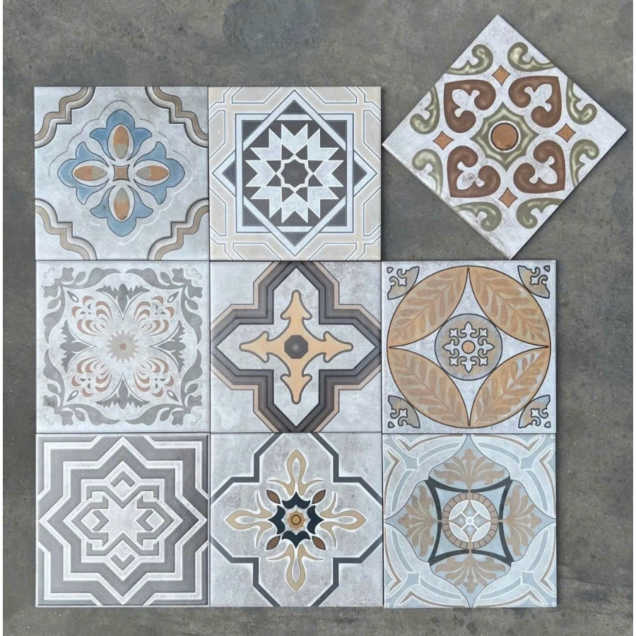 Gạch bông TQ 200x200mm Porcelain mix DC36-2V