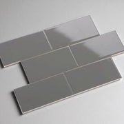 Gạch thẻ xám đạm mờ phẳng 75x150mm mã UTT36M