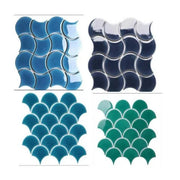 Gạch Mosaic Vảy Cá