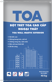 Bột trét TOA Ngoại Thất Wall Mastic Exterior 40Kg
