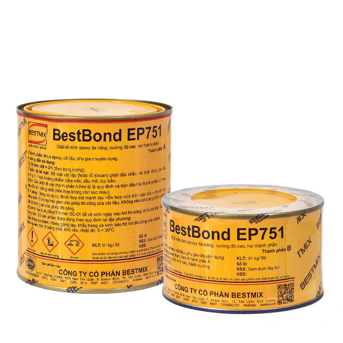 Chất kết dính Epoxy BestBond EP751 1kg