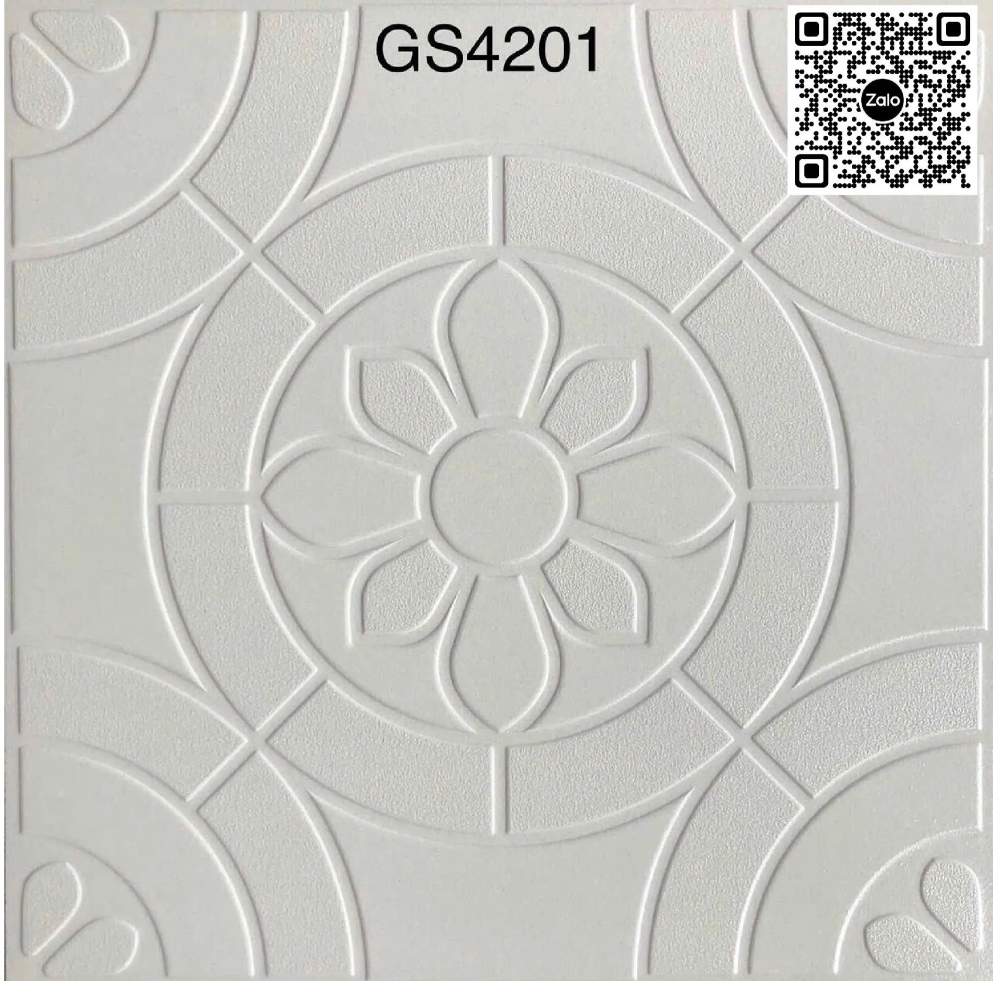 Gạch Đá Mờ 40x40 Ốp Lát Sân Vườn màu trắng GS4201